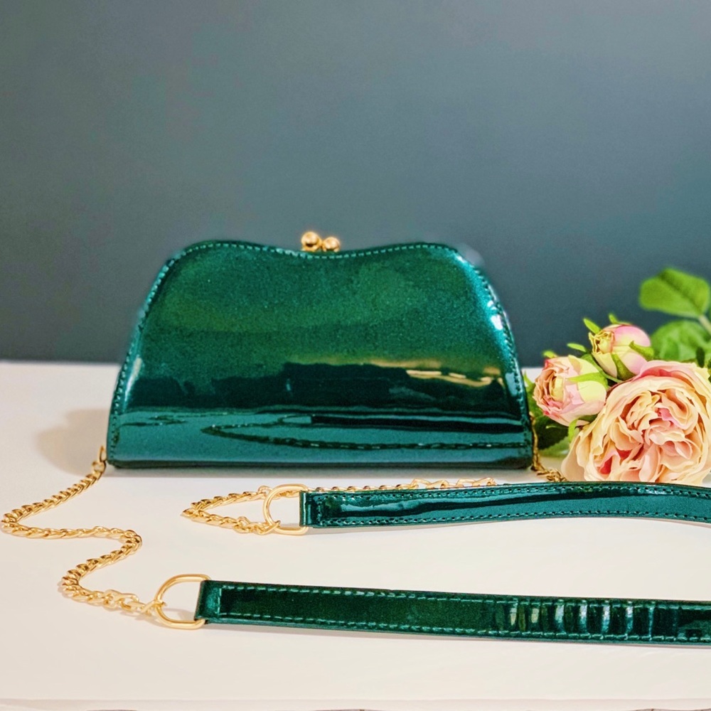 VEGAN La Terre Fashion Emerald Jade Clutch Purse